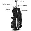 imageCallaway Golf Mens Strata Intro Complete 9 Piece Set Regular Flex Right Hand Steel Gray