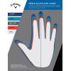 imageCallaway Golf Opti Color Glove Worn on Left HandMulti Color