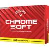 imageCallaway Golf Chrome Soft Golf Balls360 Stripe Yellow