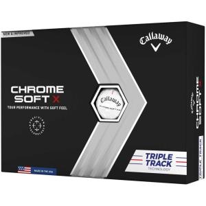 imageCallaway Golf Chrome Soft X Golf Balls Triple Track YellowTriple Track White
