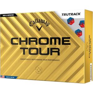 imageCallaway Golf Chrome Tour Golf BallsTrue Track BlueRed