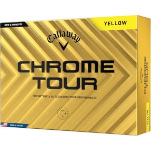 imageCallaway Golf Chrome Tour Golf BallsYellow