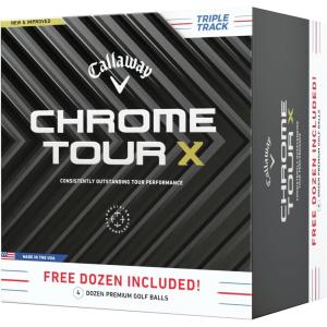 imageCallaway Golf Chrome Tour X Golf BallsTriple Track White