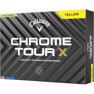 imageCallaway Golf Chrome Tour X Golf BallsYellow