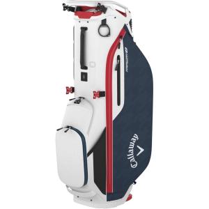 imageCallaway Golf Fairway Plus Stand BagWhiteNavy HoundsRed