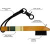 imageCallaway Heritage Wood Golf Club Brush with Groove CleanerGreenIvory