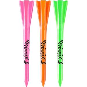 imageCallaway Performance Plastic Golf Tees 30 Pack  275 InchNeon Mix