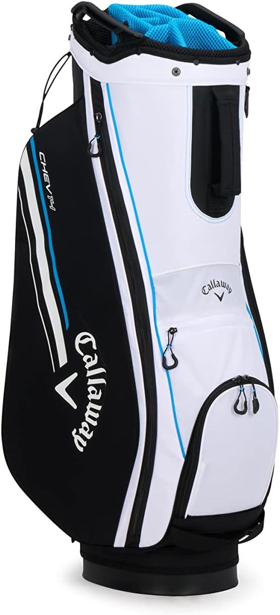 imageCallaway Golf CHEV 14 Cart BagWhiteBlackCyan