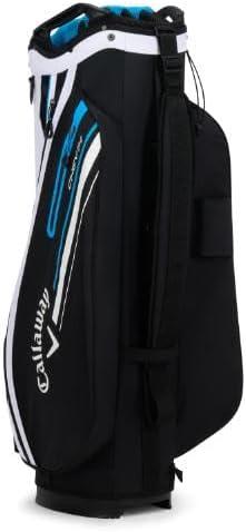 imageCallaway Golf CHEV 14 Cart BagWhiteBlackCyan
