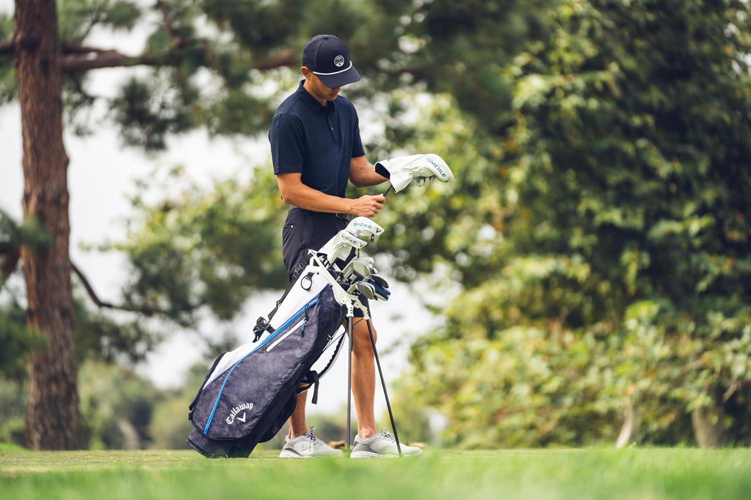imageCallaway Golf Hyperlite Zero Stand BagWhiteCobalt Blue
