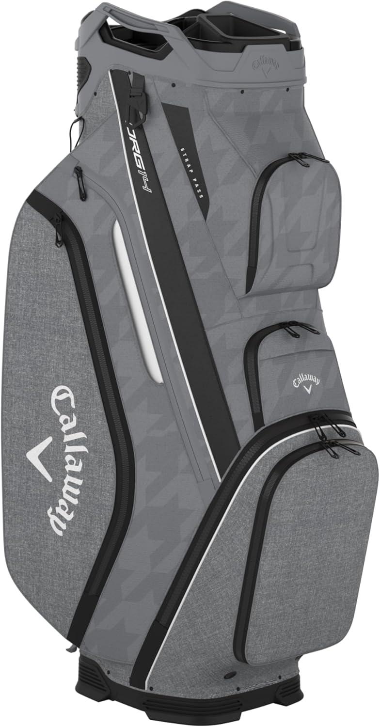 imageCallaway Golf ORG 14 Cart Bag NavyFlow YellowCarcoal HoundsCharcoal Heather