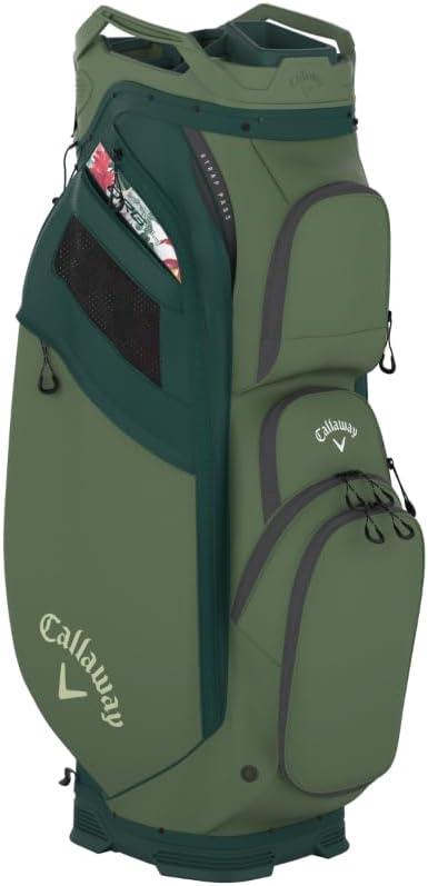 imageCallaway Golf ORG 14 Cart Bag NavyFlow YellowGreen Tropics