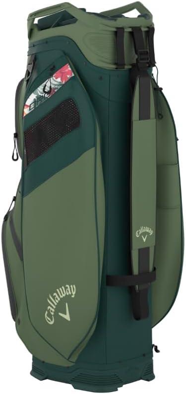 imageCallaway Golf ORG 14 Cart Bag NavyFlow YellowGreen Tropics