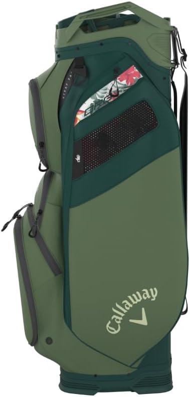 imageCallaway Golf ORG 14 Cart Bag NavyFlow YellowGreen Tropics