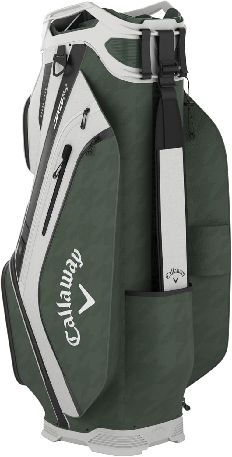 imageCallaway Golf ORG 14 Cart Bag NavyFlow YellowKhakiJade Hounds