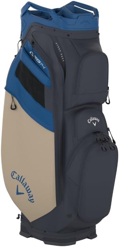 imageCallaway Golf ORG 14 Cart Bag NavyFlow YellowRoyalTan