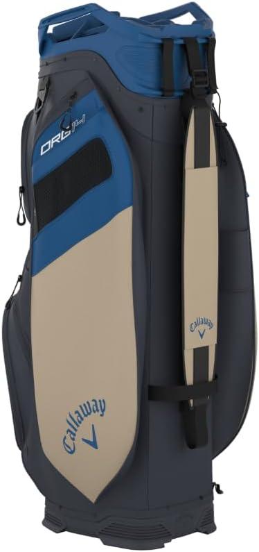 imageCallaway Golf ORG 14 Cart Bag NavyFlow YellowRoyalTan