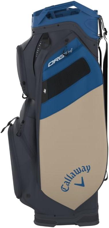imageCallaway Golf ORG 14 Cart Bag NavyFlow YellowRoyalTan