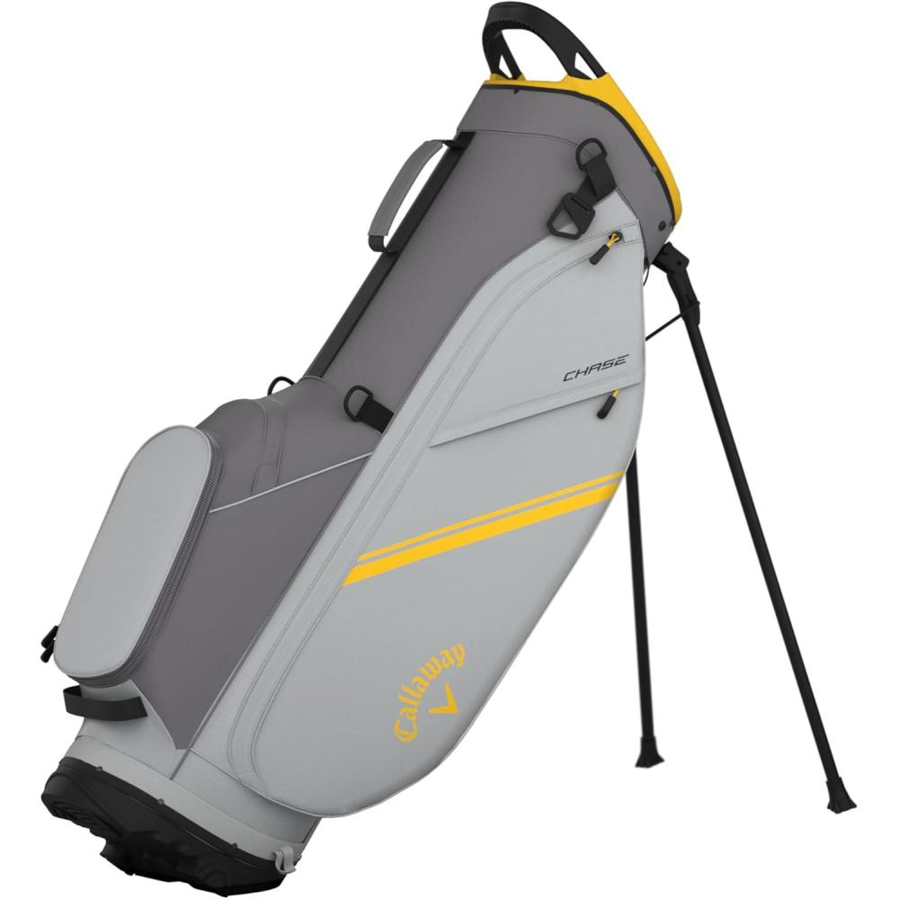 imageCallaway Golf Chase Stand BagCharcolSilverGoldenrod