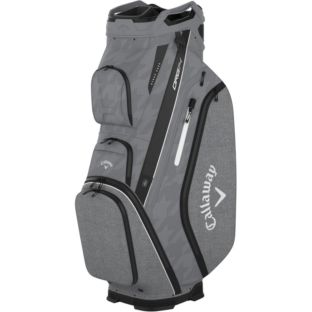 imageCallaway Golf ORG 14 Cart Bag NavyFlow YellowCarcoal HoundsCharcoal Heather