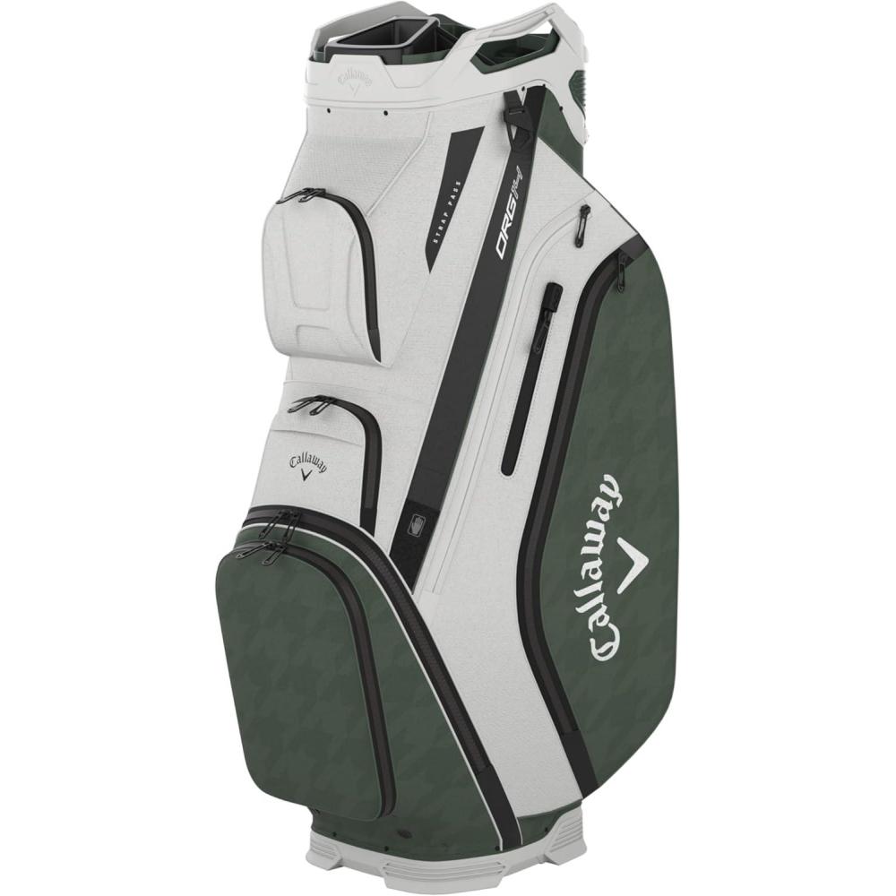 imageCallaway Golf ORG 14 Cart Bag NavyFlow YellowKhakiJade Hounds