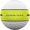 image:imageCallaway Golf Chrome Tour 2026 Golf Balls360 Yellow Stripe