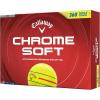 image:imageCallaway Golf Chrome Soft 2026 Golf Balls360 Yellow Triple Track