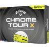 image:imageCallaway Golf Chrome Tour X 2026 Golf Balls360 Yellow Stripe