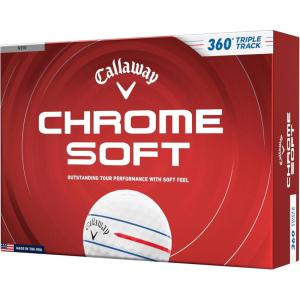 image:imageCallaway Golf Chrome Soft 2026 Golf Balls360 White Triple Track