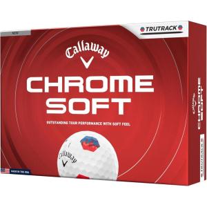 image:imageCallaway Golf Chrome Soft 2026 Golf BallsTru Track BlueRed