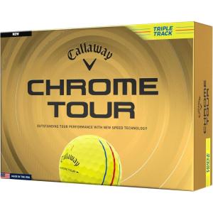 image:imageCallaway Golf Chrome Tour 2026 Golf BallsYellow Triple Track