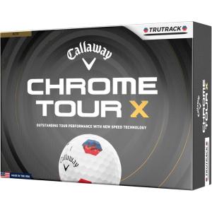 image:imageCallaway Golf Chrome Tour X 2026 Golf BallsTru Track BlueRed