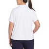 image:imageCallaway Womens Plus Swing Tech Short Sleeve Golf Polo ShirtBrilliant White