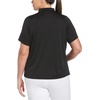 image:imageCallaway Womens Plus Swing Tech Short Sleeve Golf Polo ShirtCaviar