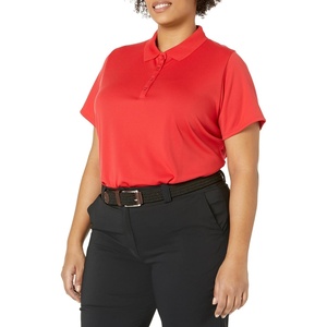 image:imageCallaway Womens Plus Swing Tech Short Sleeve Golf Polo ShirtTrue Red