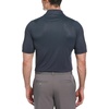 image:imageCallaway Mens Chevron Foulard Print Stretch Golf Polo Stretch Seams Sun Protection Available in Big amp TallCaviar Black