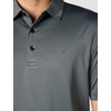 image:imageCallaway Mens Fine Line Stripe Short Sleeve MoistureWicking Stretch Golf Polo Shirt Available in Big amp TallCaviar Black
