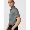 image:imageCallaway Mens Fine Line Stripe Short Sleeve MoistureWicking Stretch Golf Polo Shirt Available in Big amp TallCaviar Black