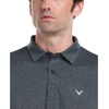 image:imageCallaway Mens Fine Line Stripe Short Sleeve MoistureWicking Stretch Golf Polo Shirt Available in Big amp TallCeramic