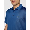 image:imageCallaway Mens Fine Line Stripe Short Sleeve MoistureWicking Stretch Golf Polo Shirt Available in Big amp TallPeacoat