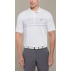 image:imageCallaway Mens Short Sleeve Core Performance Golf Polo Shirt with Sun ProtectionBlueGrayCoral Chest Stripe White