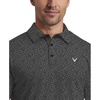 image:imageCallaway Mens Solid Optidri Short Sleeve Stretch Golf Polo Sun Protection MoistureWicking Available in Big amp TallBlack Print