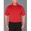 image:imageCallaway Mens Swing Tech Mini Print Short Sleeve Golf Polo Shirt MoistureWicking Ventilated Fabric Sun ProtectionTango Red  Jacquard