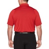 image:imageCallaway Mens Swing Tech Mini Print Short Sleeve Golf Polo Shirt MoistureWicking Ventilated Fabric Sun ProtectionTango Red  Jacquard