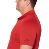 image:imageCallaway Mens Swing Tech Mini Print Short Sleeve Golf Polo Shirt MoistureWicking Ventilated Fabric Sun ProtectionTango Red  Jacquard