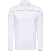 image:imageCallaway Mens Weather Series  Zip Mock Neck Pullover for Men Extended Sizes Mens Performance ApparelWhite