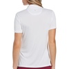image:imageCallaway Womens Quarter Zip Short Sleeve Heather Golf Polo ShirtBrilliant White