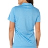 image:imageCallaway Womens Quarter Zip Short Sleeve Heather Golf Polo ShirtIbiza Blue Htr