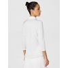 image:imageCallaway Womens Swingtech 34 Sleeve Space Dye Golf Polo ShirtBrilliant White