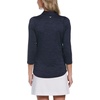 image:imageCallaway Womens Swingtech 34 Sleeve Space Dye Golf Polo ShirtPeacoat